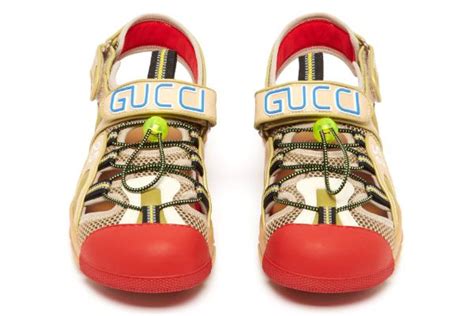 gucci web strap sandals|gucci closed toe sandals.